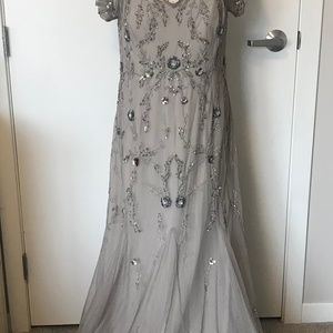 Adrianna Papell Grey Dress